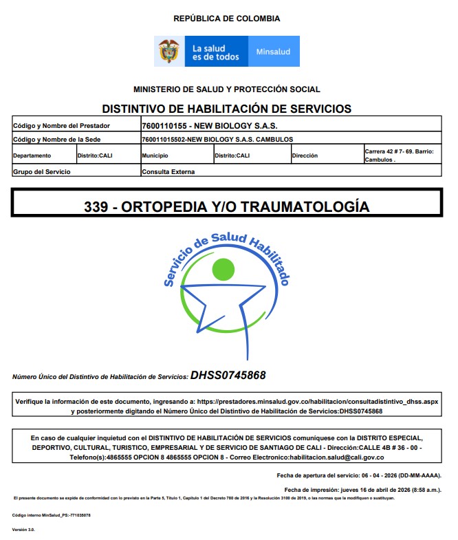 Ortopedia y Traumatologia